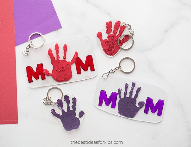Mother's Day Shrinky Dink Keychain - The Best Ideas for Kids
